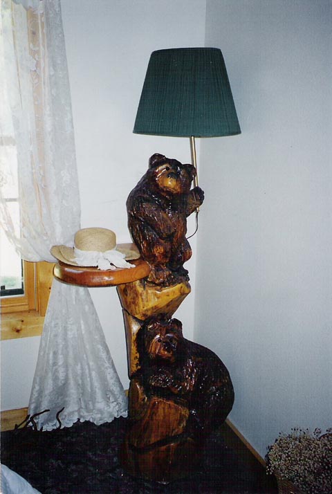 Bear Lamp and Table